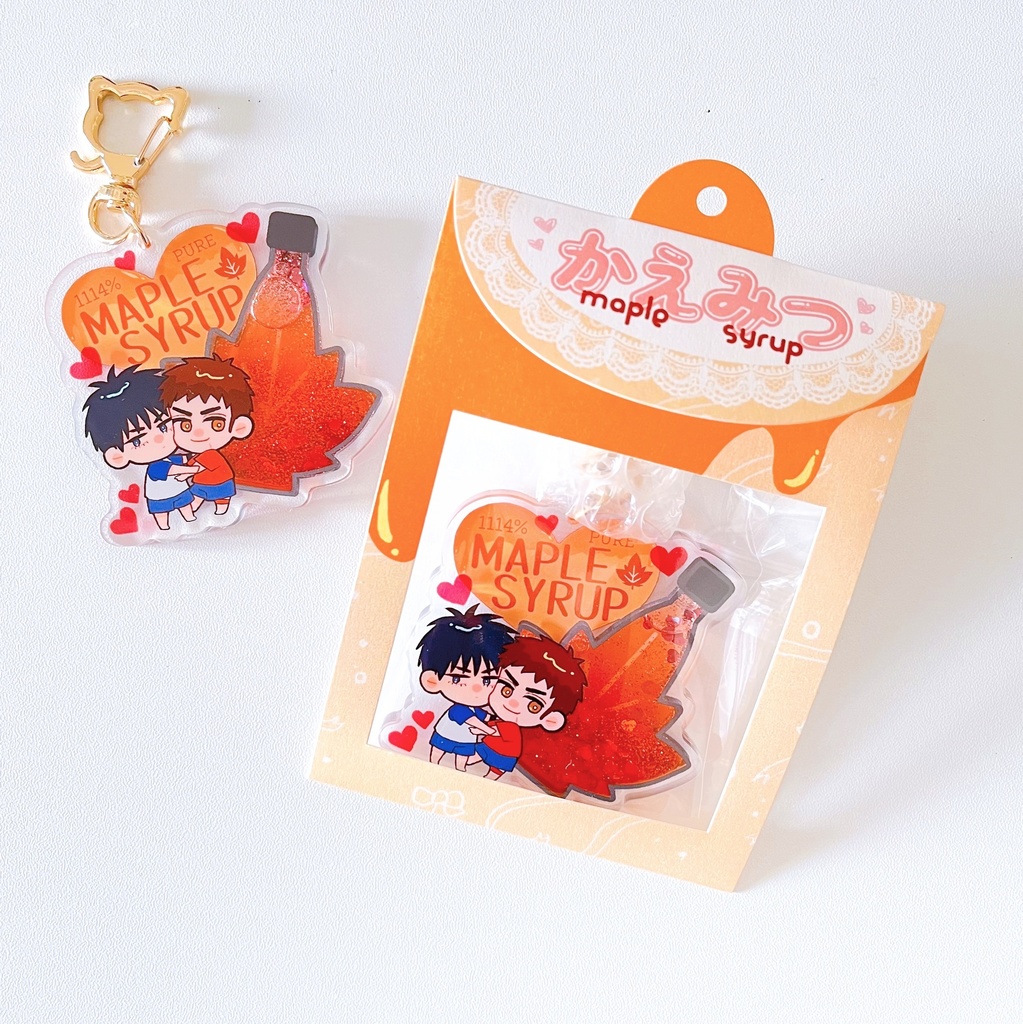 かえみつメープルシロップアクキー