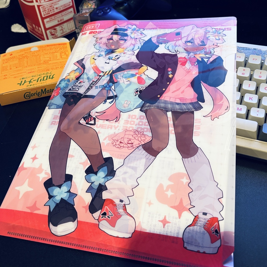 ウルトラピンクちゃん11B号クリアファイル -Illustration/うめなっとう先生