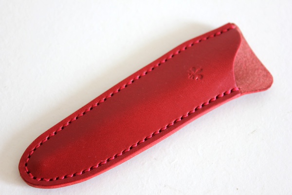 はさみケース /レッド 裁ちばさみ