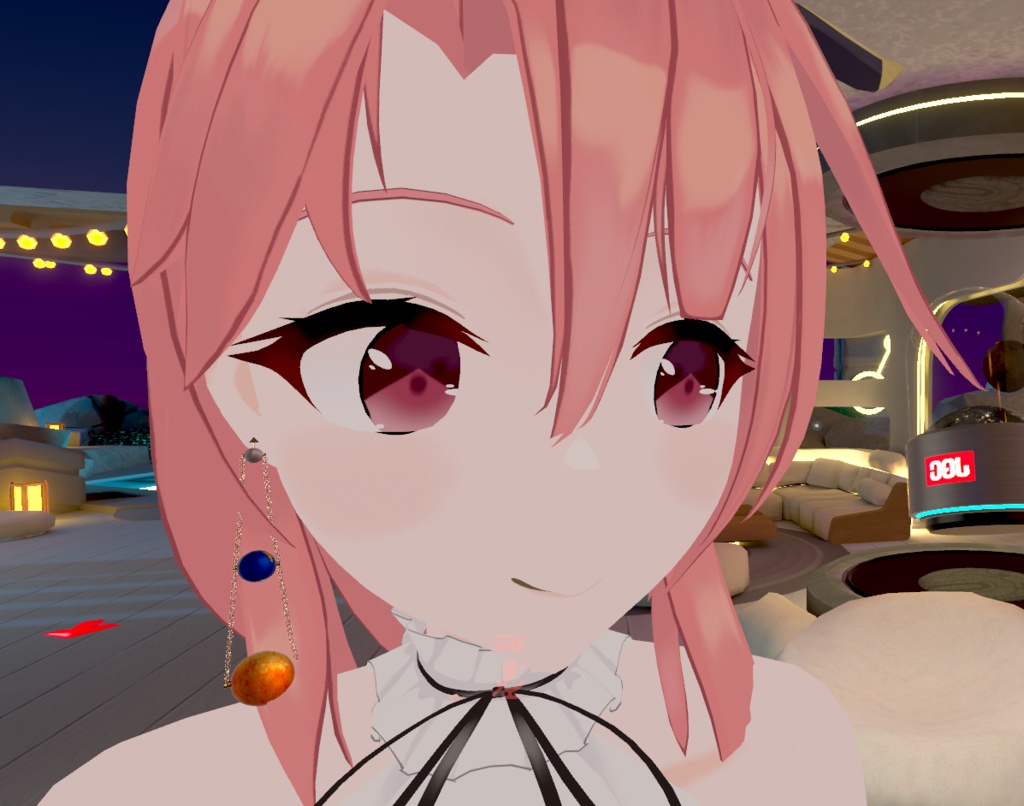 【無料】【VRChat想定】ピアスアクセサリー~太陽系惑星~