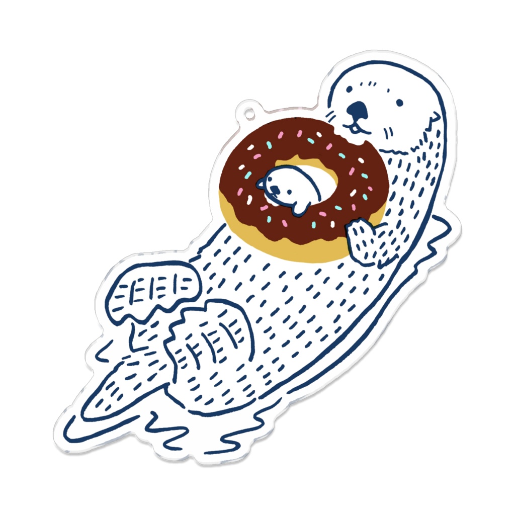 ラッッッコ アクリルキーホルダーL