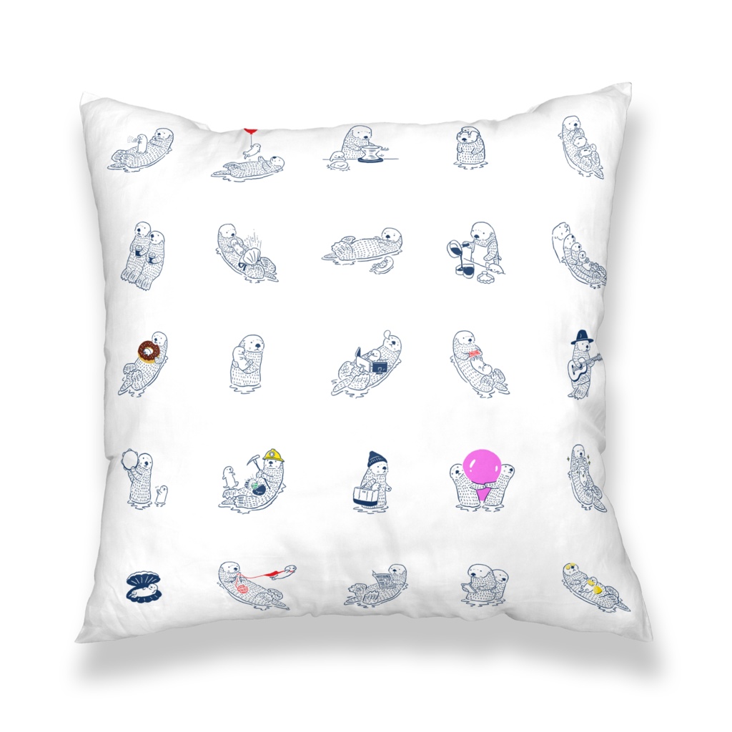 ラッッッコ クッションカバー 「いろいろ」