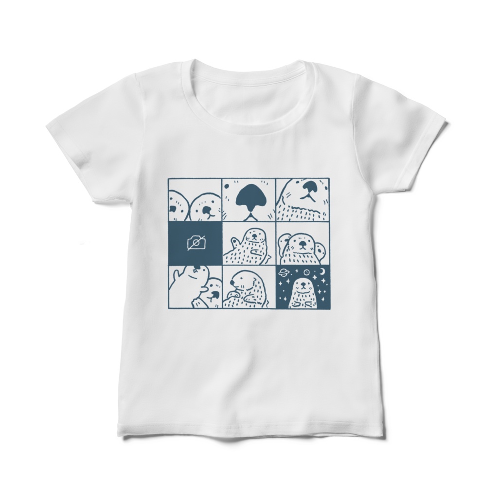 ラッッッコ Tシャツ 「オンライン」 レディース