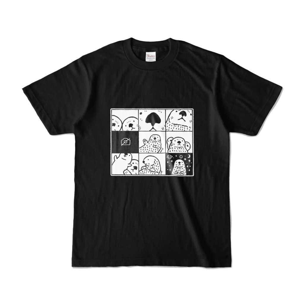 ラッッッコ Tシャツ「オンライン」ブラック