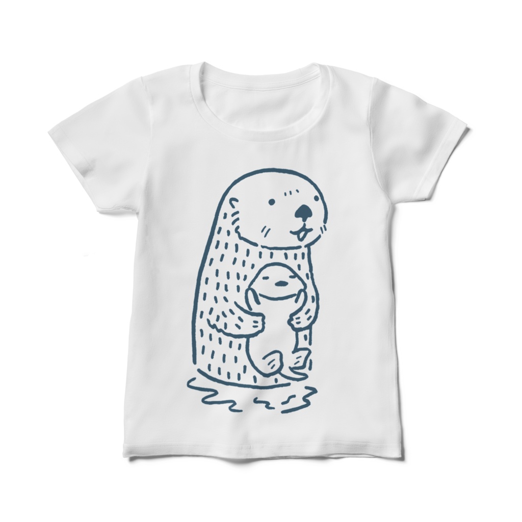 ラッッッコ Tシャツ「変顔A」レディース