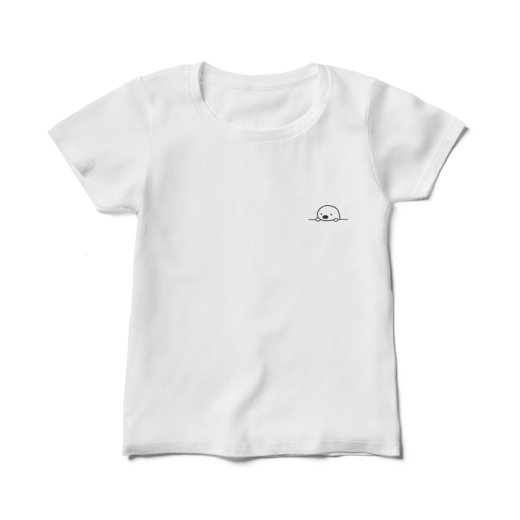 ラッッッコ　Tシャツ　「子ラッコ」 レディース