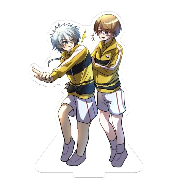 差し入れを狙ってくるD1アクスタ