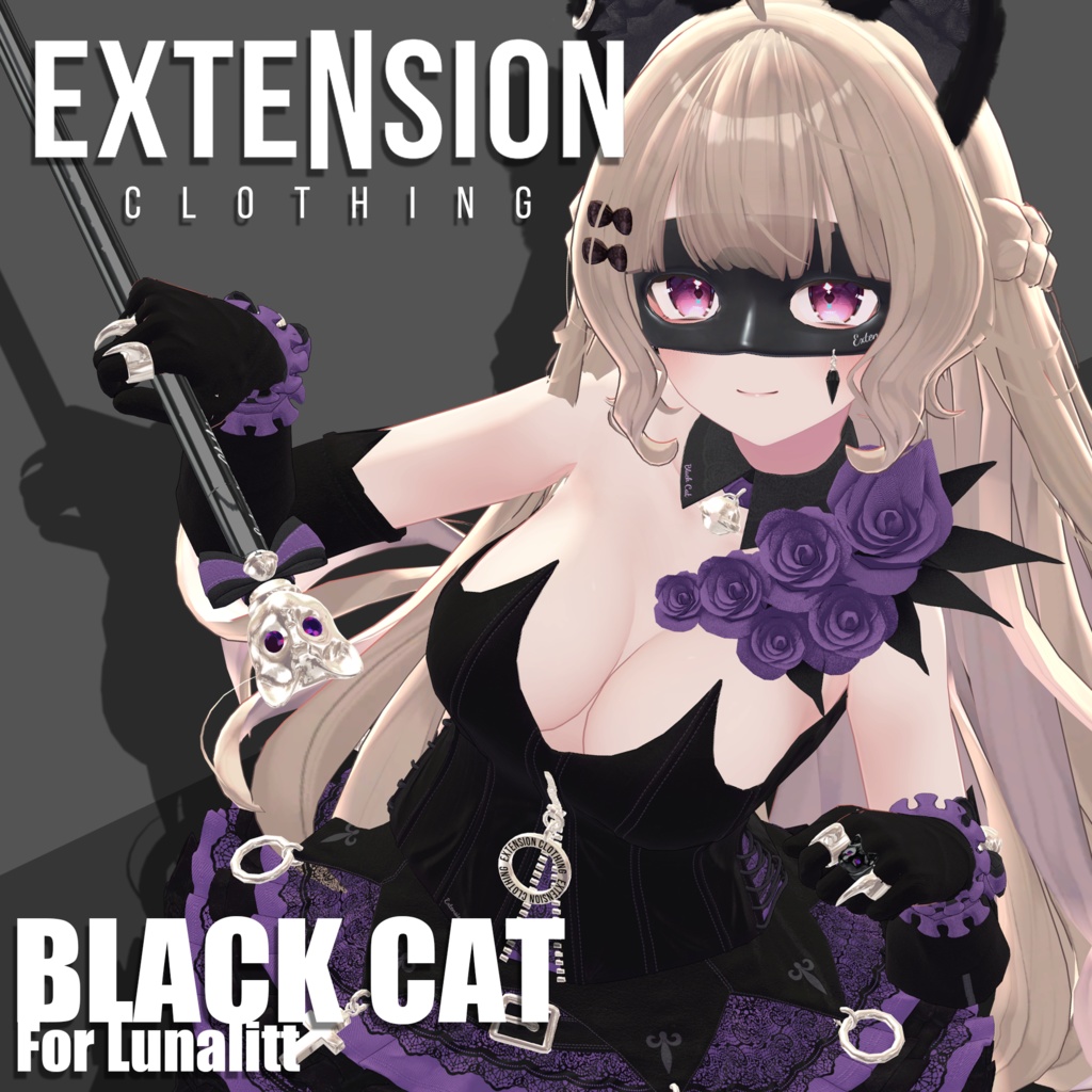 BLACK CAT For Lunalitt Leefa Grus うるる Sophina