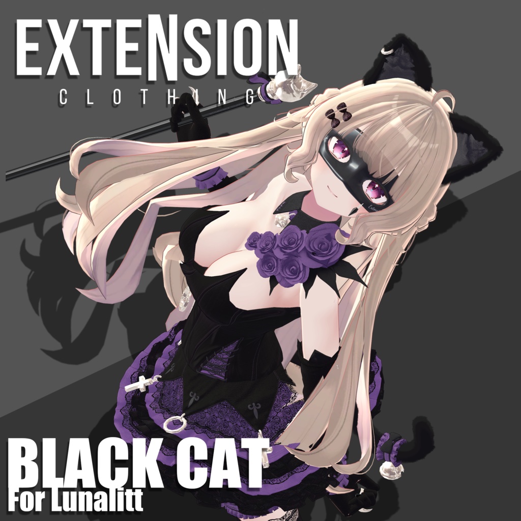BLACK CAT For Lunalitt Leefa Grus うるる Sophina