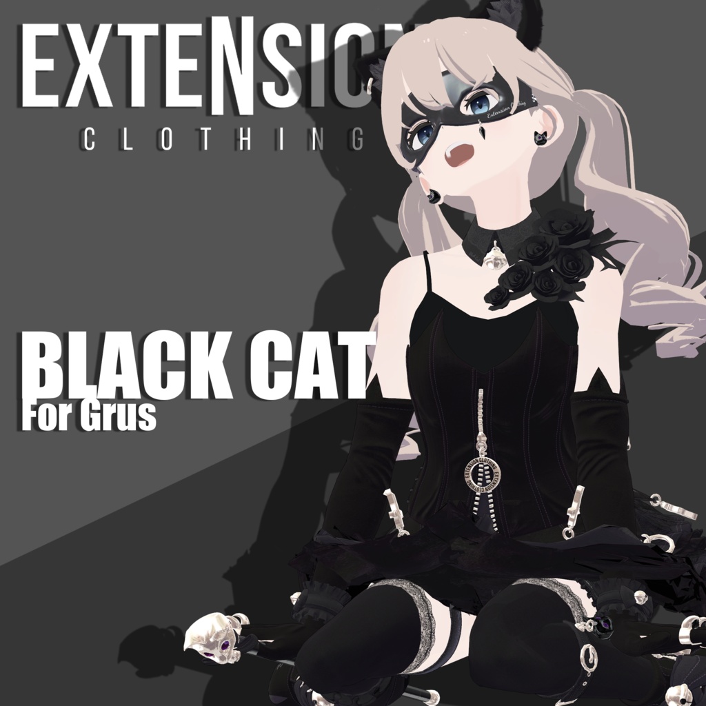 BLACK CAT For Lunalitt Leefa Grus うるる Sophina