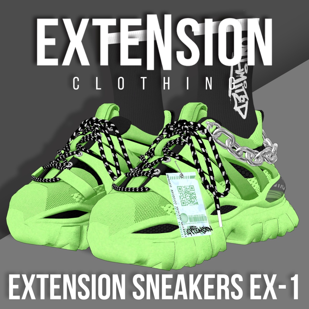 EXTENSION SNEAKER EX-1 & Socks