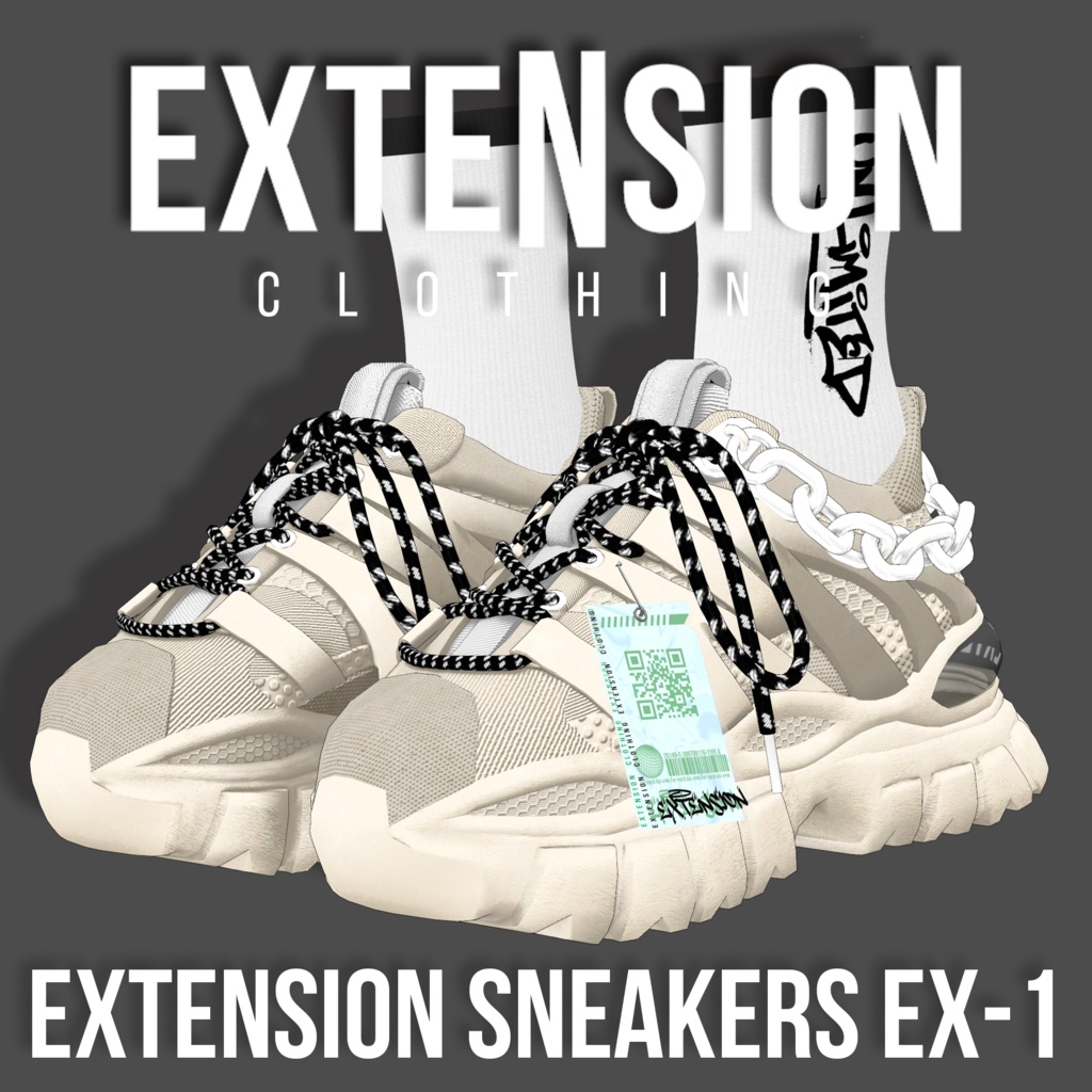 EXTENSION SNEAKER EX-1 & Socks