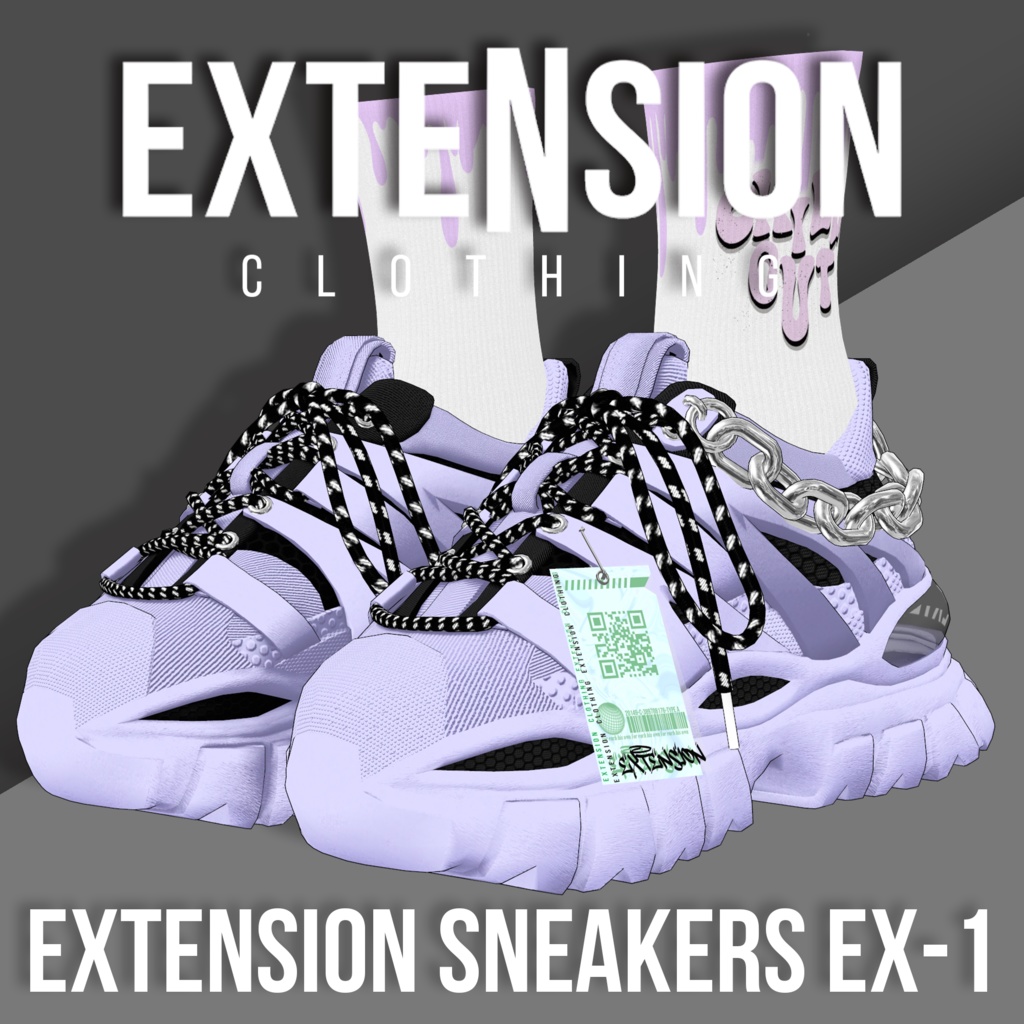 EXTENSION SNEAKER EX-1 & Socks