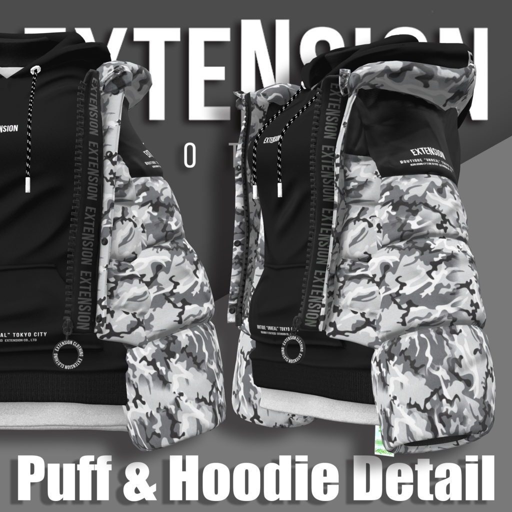 Puff & Hoodie For SELESTIA