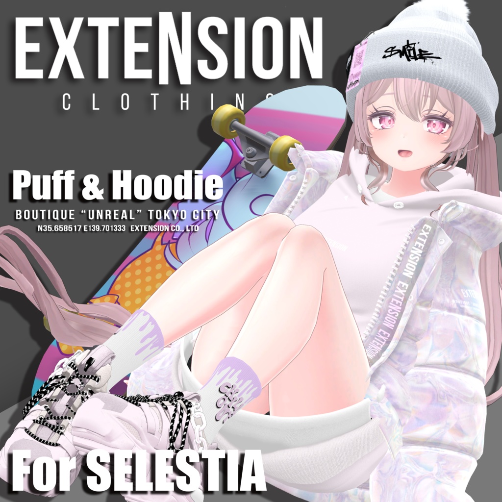 Puff & Hoodie For SELESTIA