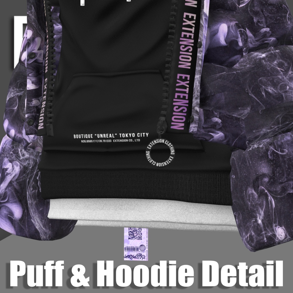 Puff & Hoodie For SELESTIA