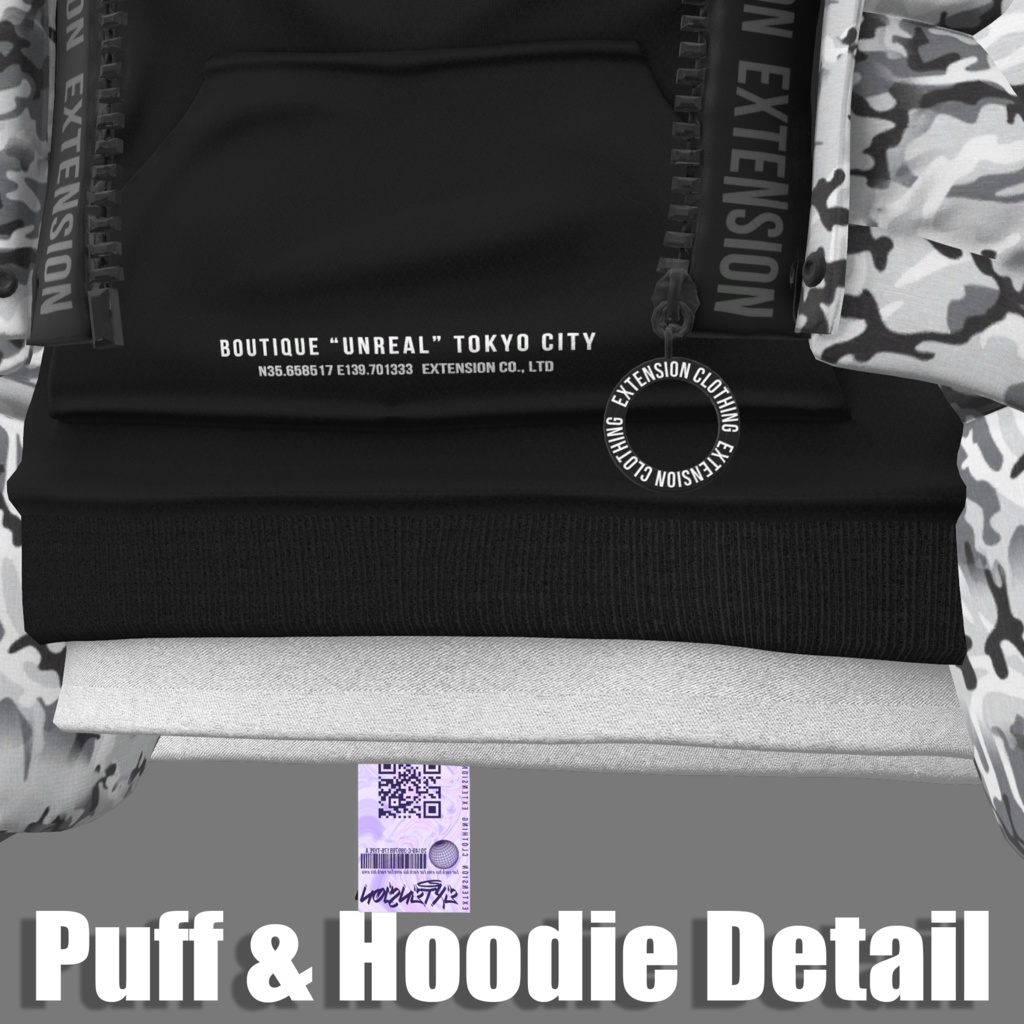 Puff & Hoodie For KIKYO