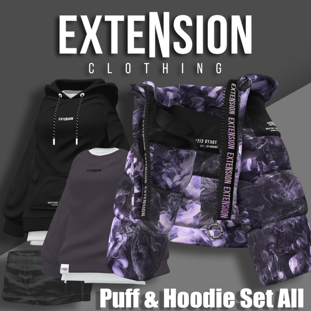 Puff & Hoodie For MAYA