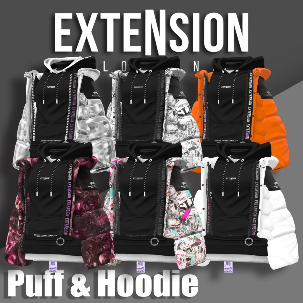 Puff & Hoodie For Yugi & Miyo