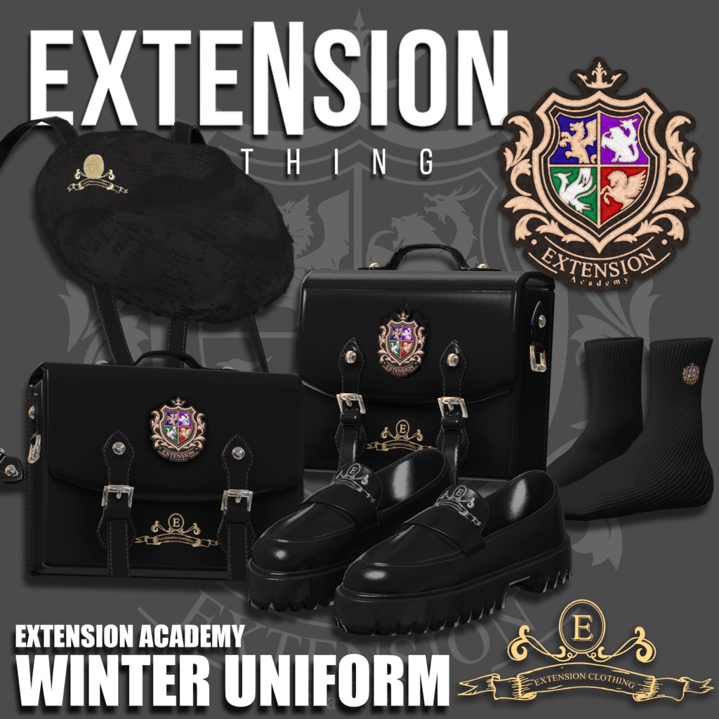 【16アバター対応】EXTENSION ACADEMY WINTER UNIFORM