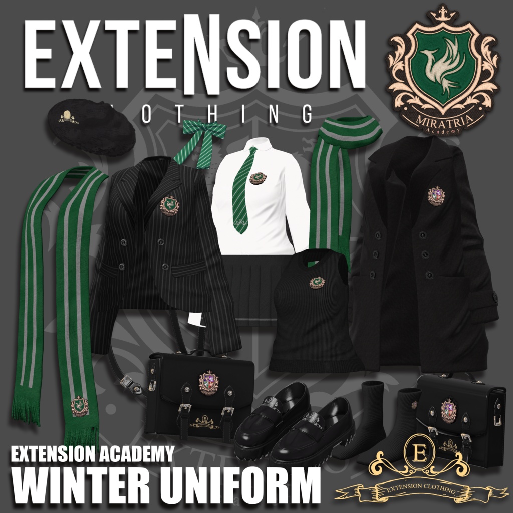 【16アバター対応】EXTENSION ACADEMY WINTER UNIFORM