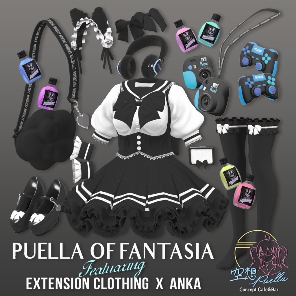 "PUELLA OF FANTASIA" ft.EXTENSION CLOTHING x ANKA