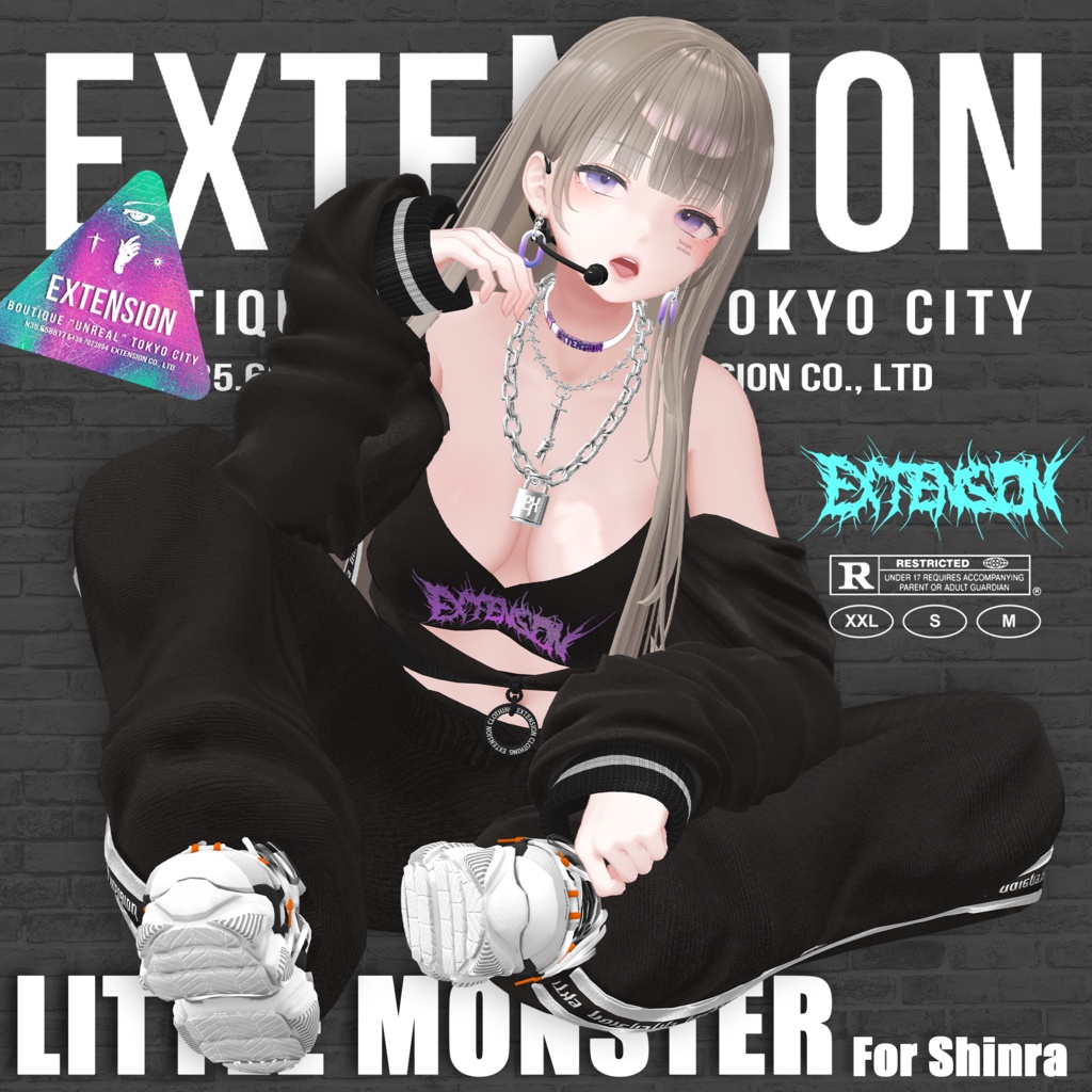 EXTENSION CLOTHING『LITTLE MONSTER』複数アバター対応💜