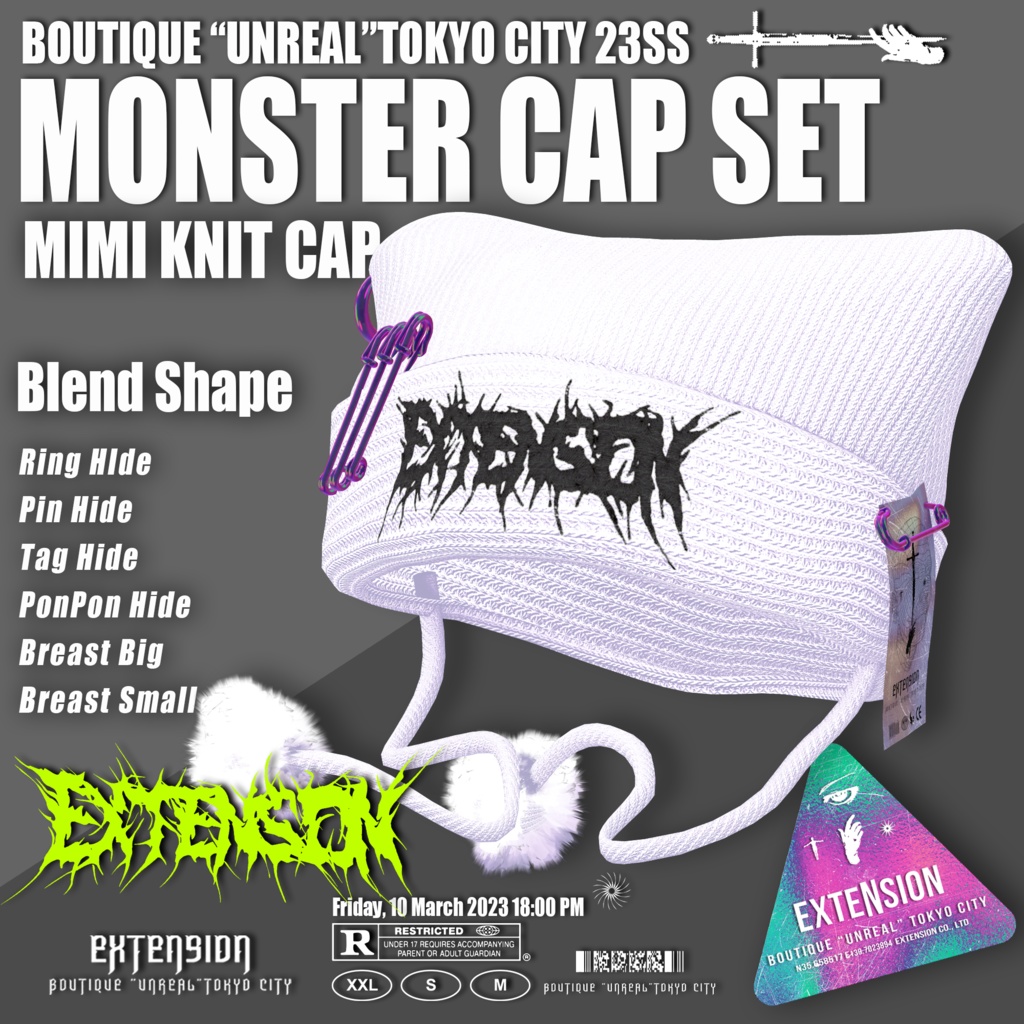 MONSTER CAP SET