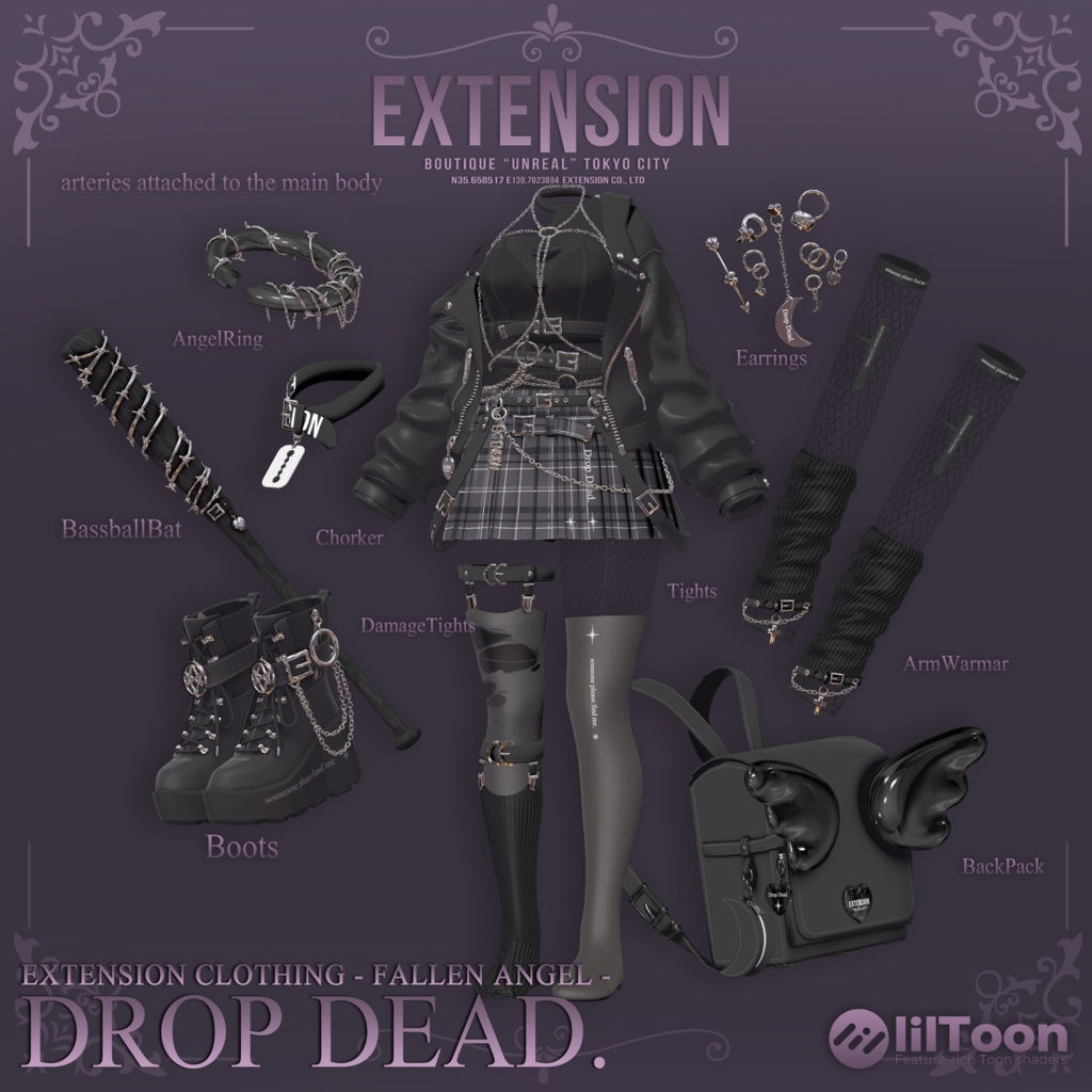 EXTENSION CLOTHING『DROP DEAD』💜