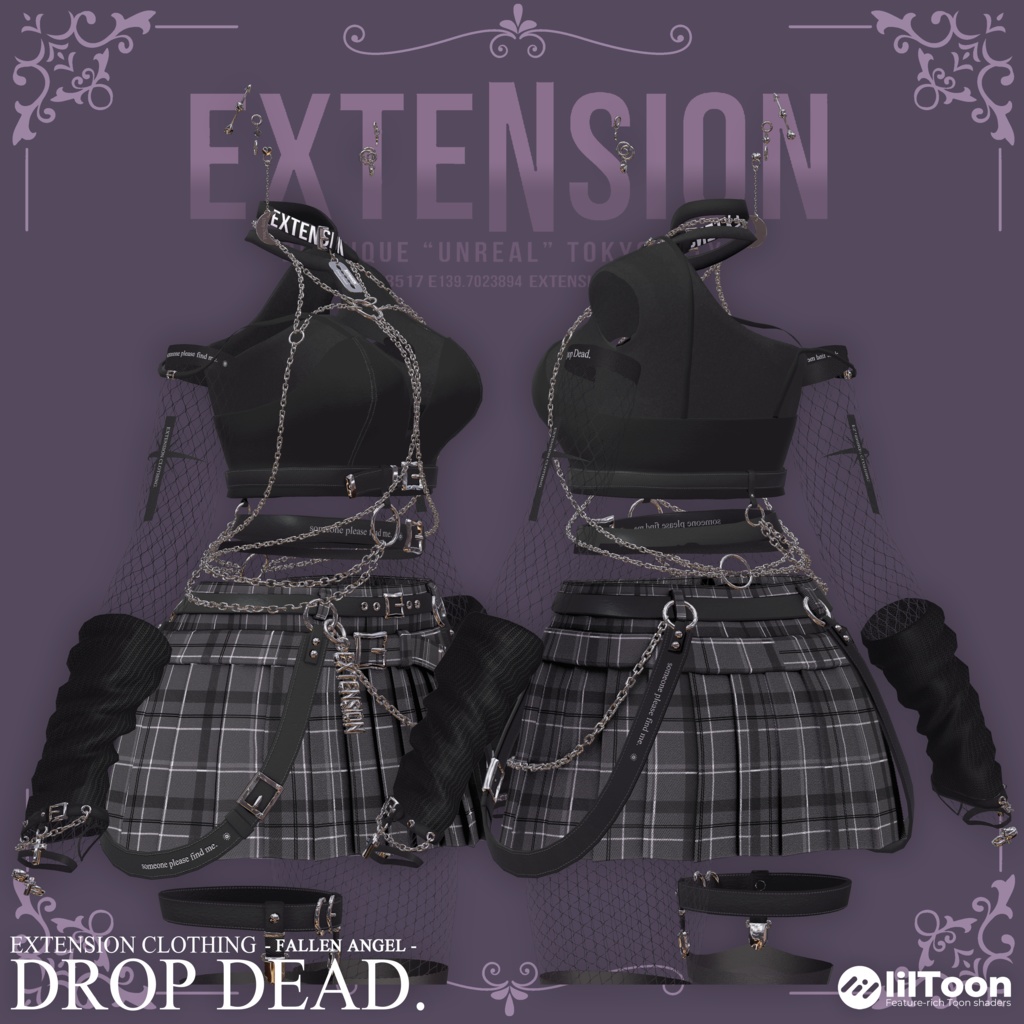 EXTENSION CLOTHING『DROP DEAD』💜