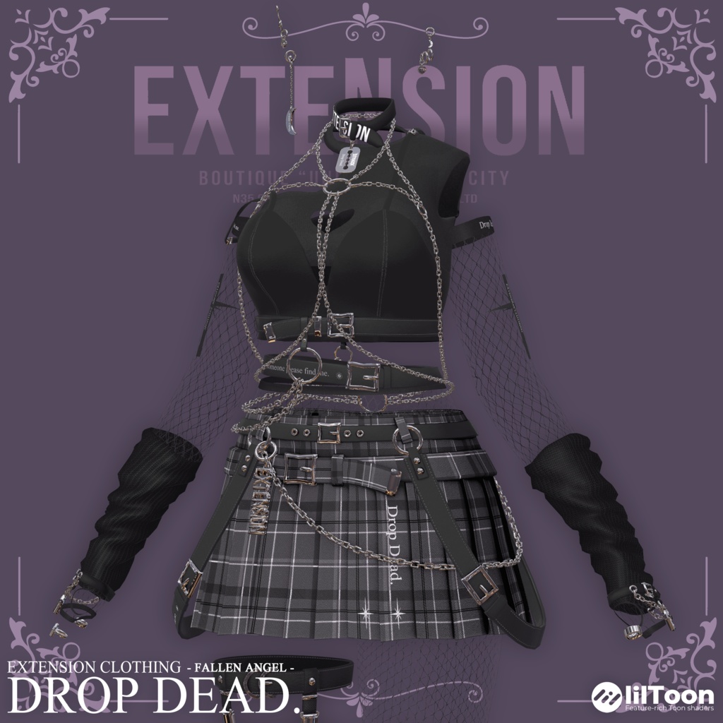 EXTENSION CLOTHING『DROP DEAD』💜 - EXTENSION CLOTHING - BOOTH