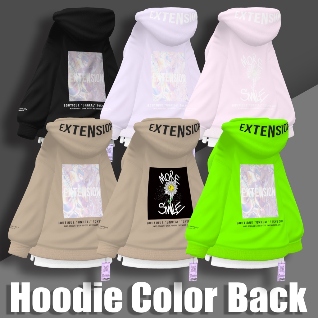 EXTENSION CLOTHING 『Puff & Hoodie』For Shinra 💜