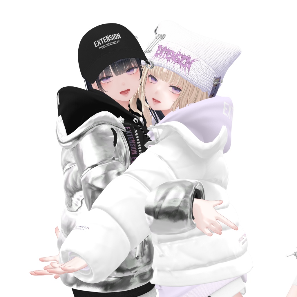 EXTENSION CLOTHING 『Puff & Hoodie』For Shinra 💜