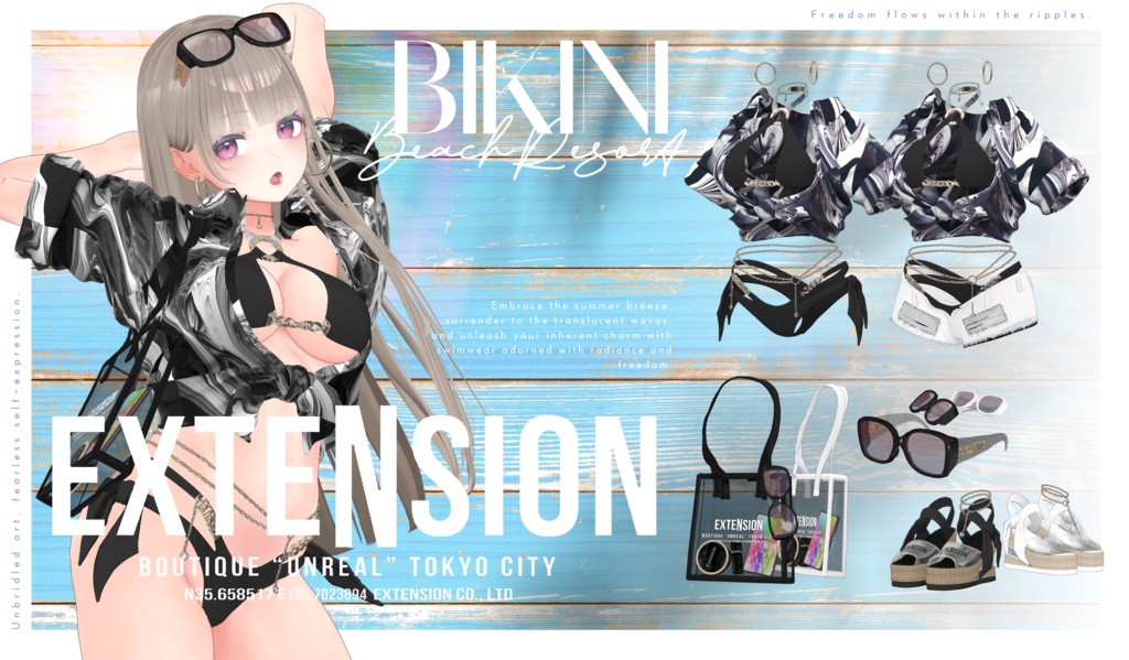 EXTENSION CLOTHING 『BIKINI BEACH RESORT』💜