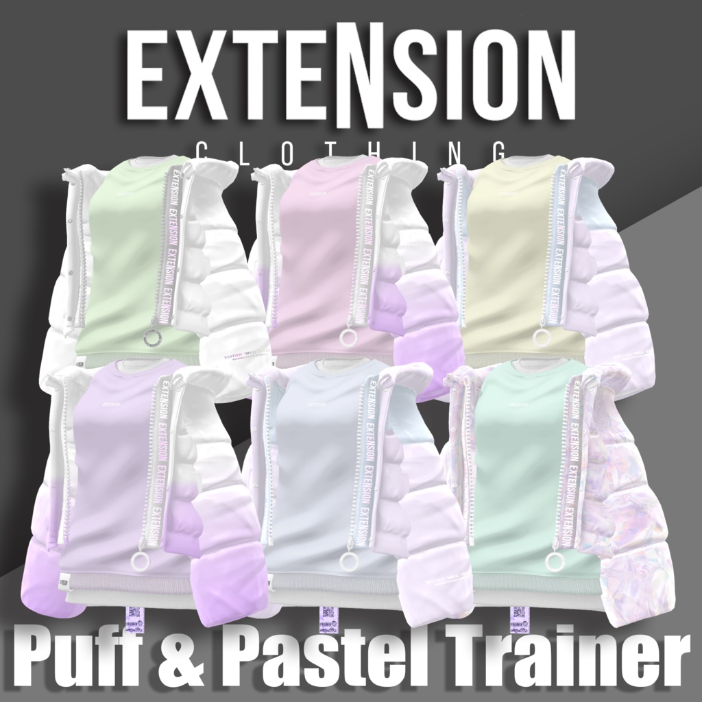 EXTENSION CLOTHING 『Puff & Hoodie』For Moe 💜
