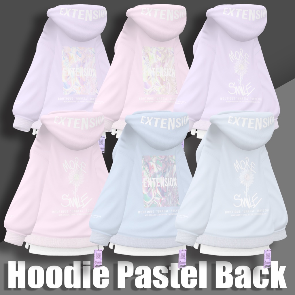EXTENSION CLOTHING 『Puff & Hoodie』For Moe 💜