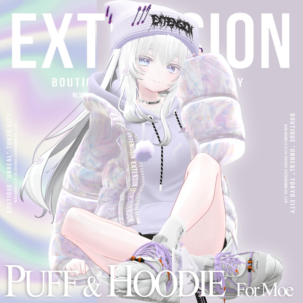 EXTENSION CLOTHING 『Puff & Hoodie』For Moe 💜