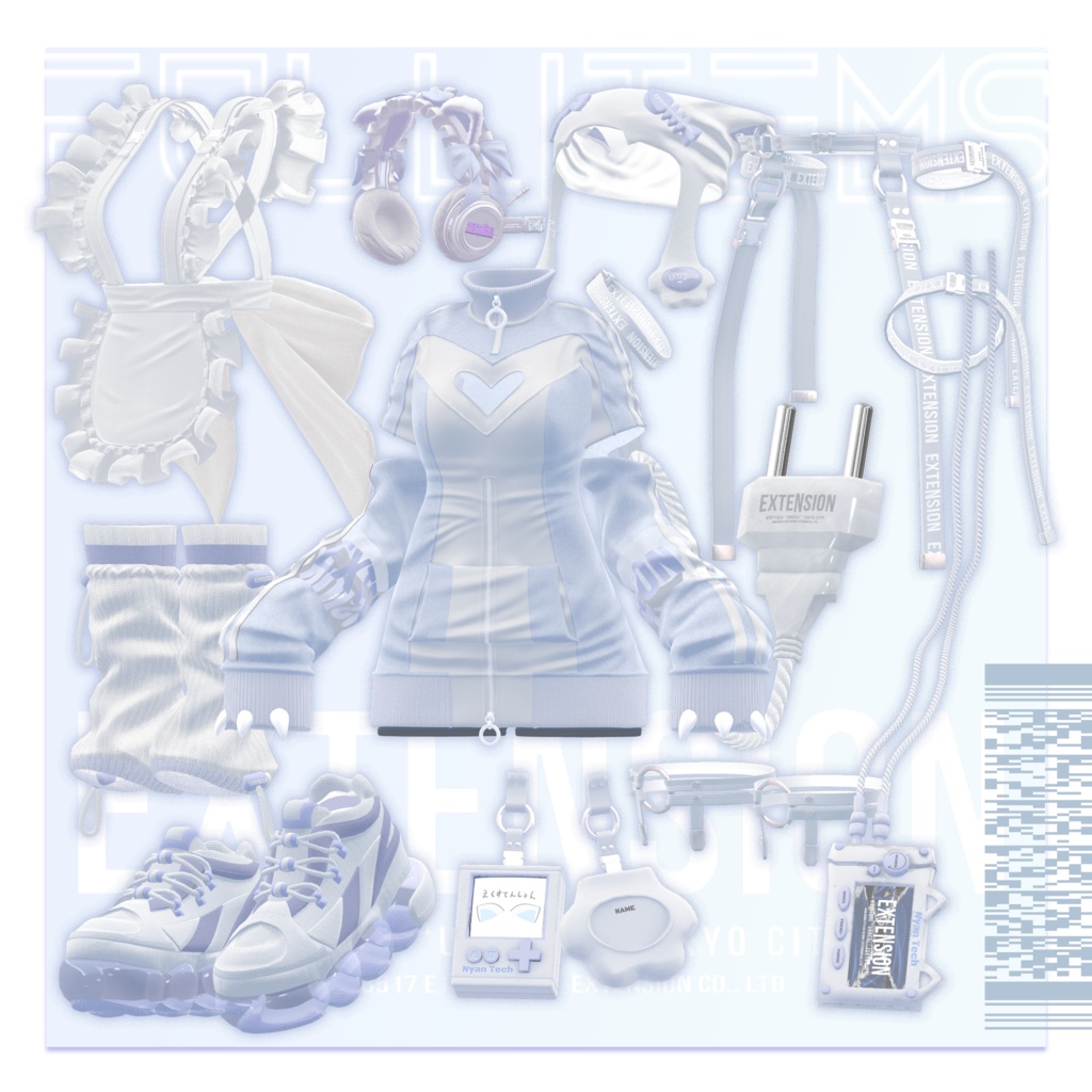 #EXTENSIONCLOTHING 『TRACK MAID ; TECH OVERRIDE』