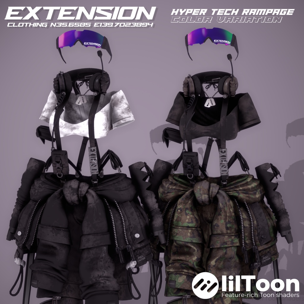 『HYPER TECH RAMPAGE』EXTENSION CLOTHING