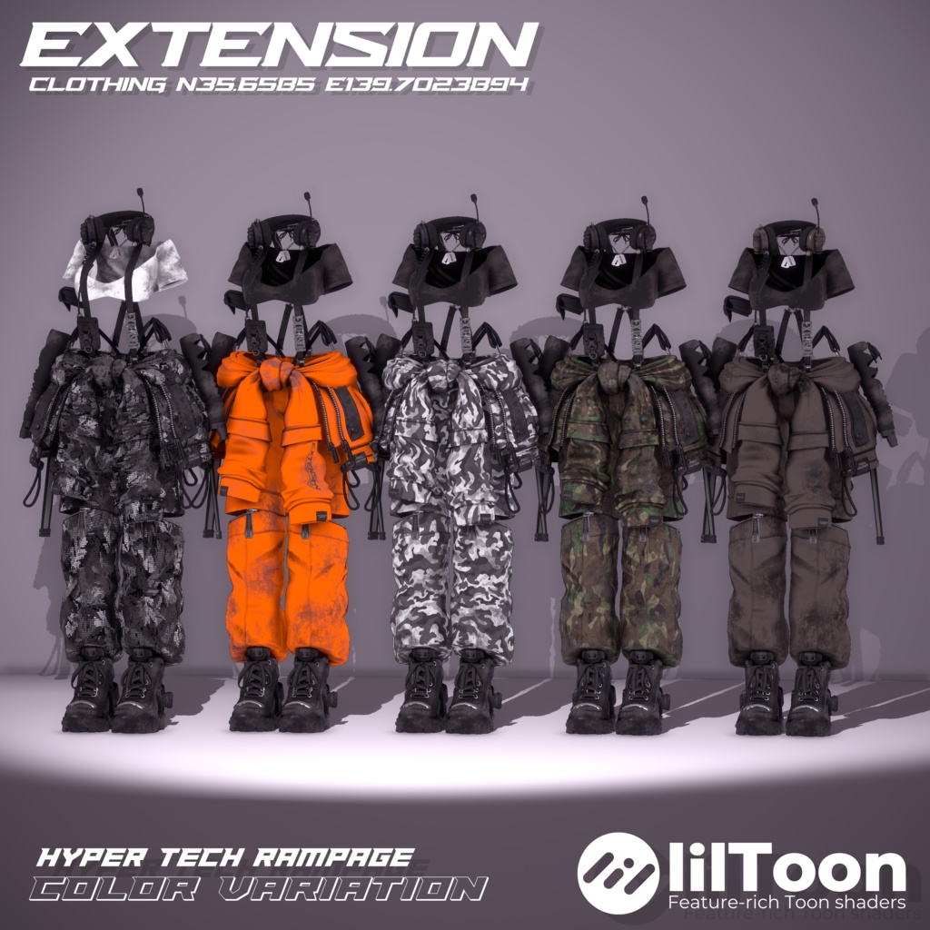 『HYPER TECH RAMPAGE』EXTENSION CLOTHING