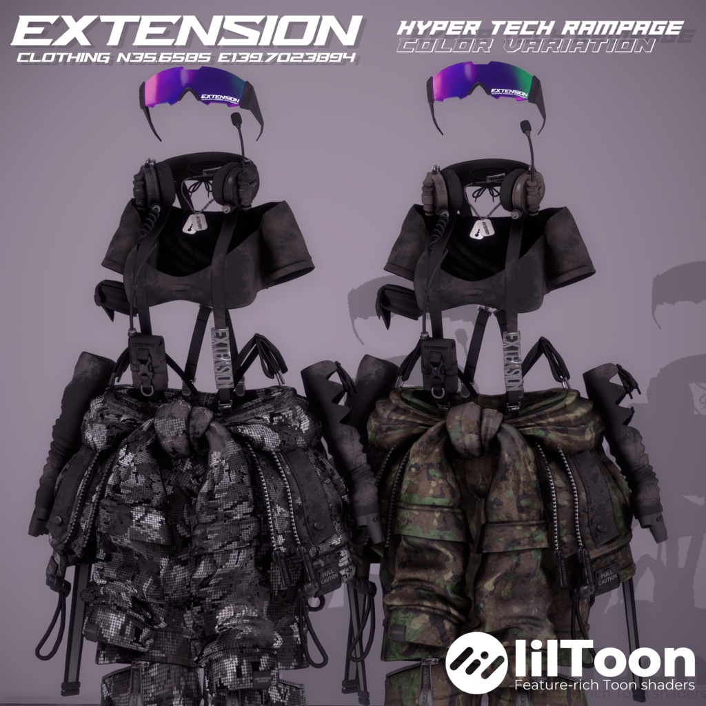 『HYPER TECH RAMPAGE』EXTENSION CLOTHING