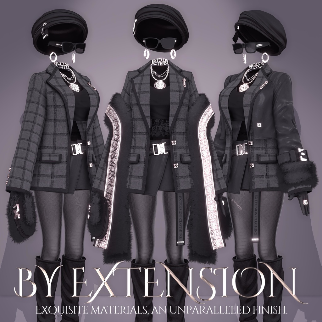 『BY EXTENSION』Voyage出展衣装🦁