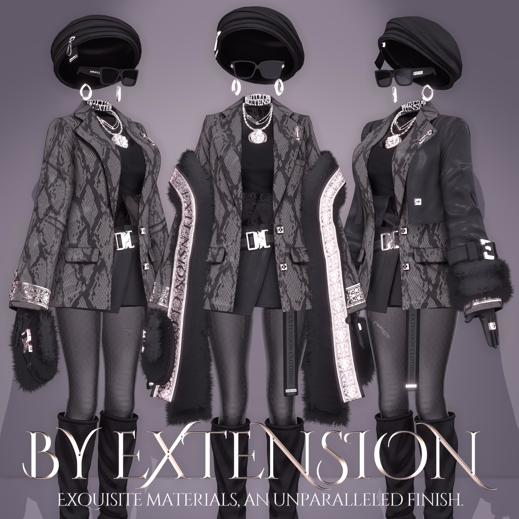 『BY EXTENSION』Voyage出展衣装🦁