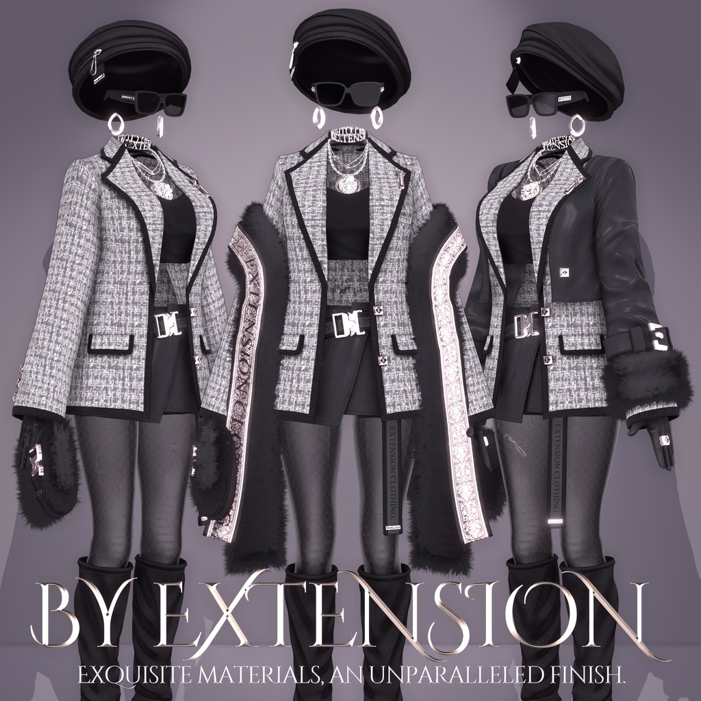 『BY EXTENSION』Voyage出展衣装🦁