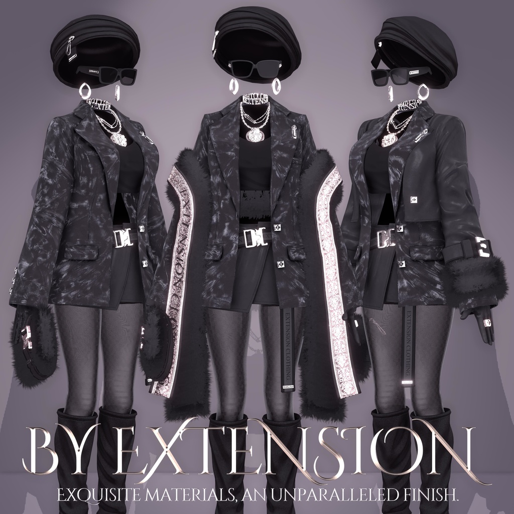 『BY EXTENSION』Voyage出展衣装🦁