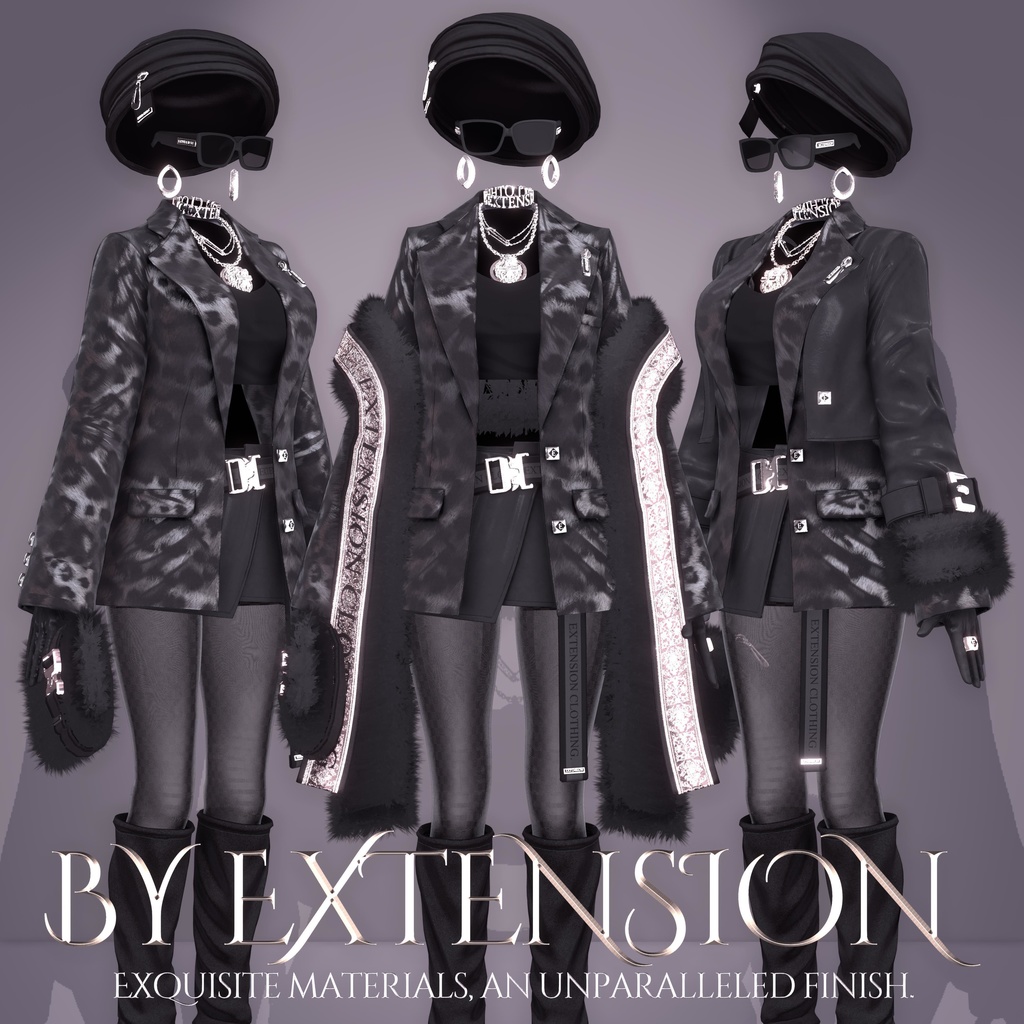 『BY EXTENSION』Voyage出展衣装🦁