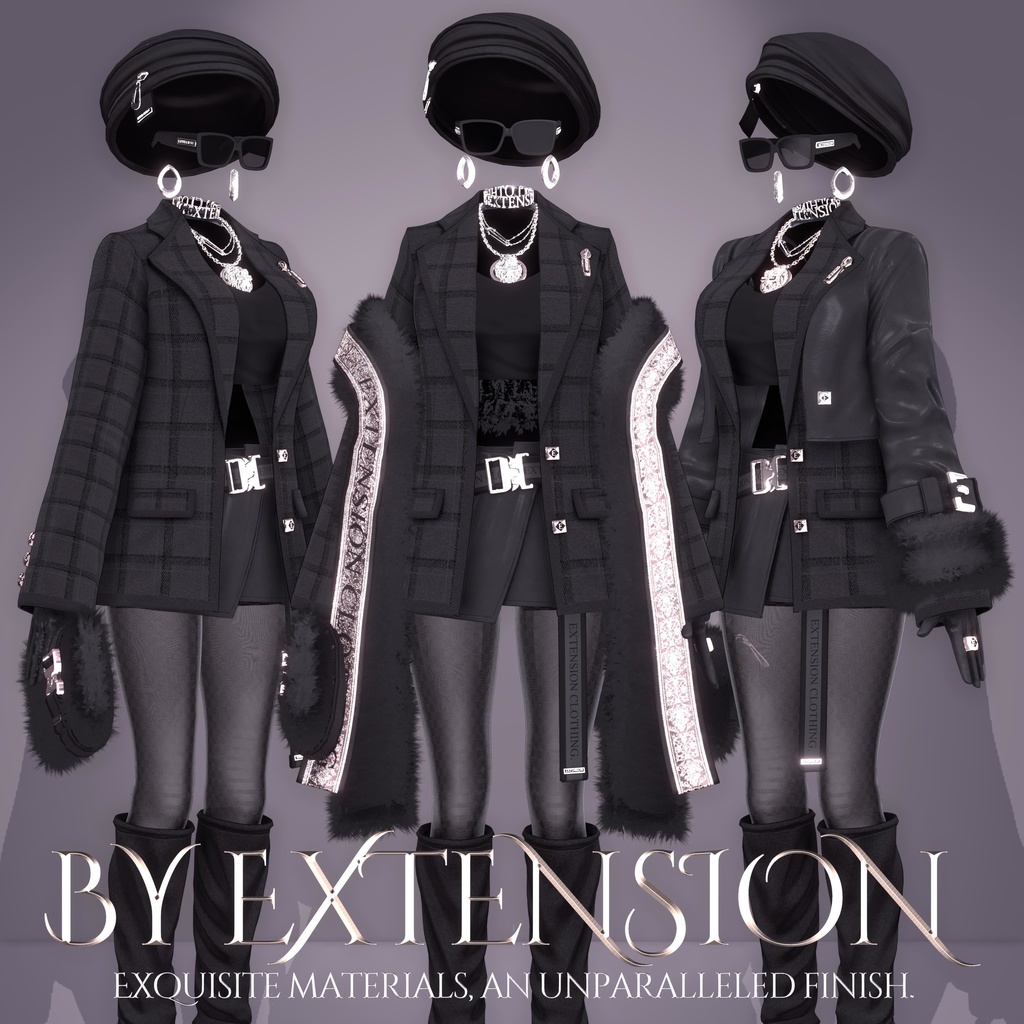 『BY EXTENSION』Voyage出展衣装🦁