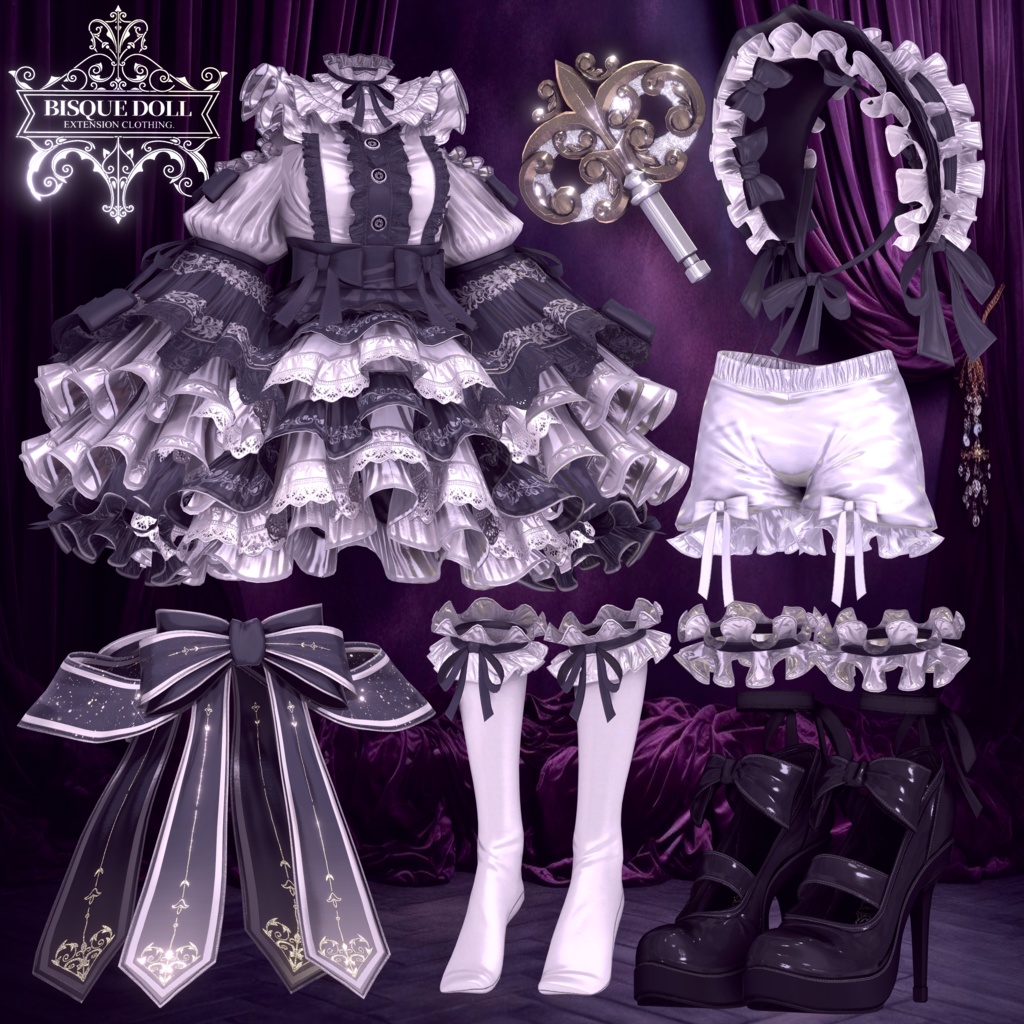 2024年第9弾『BISQUE DOLL - ビスクドール - 』ギミック付きドール衣装💜14アバター対応