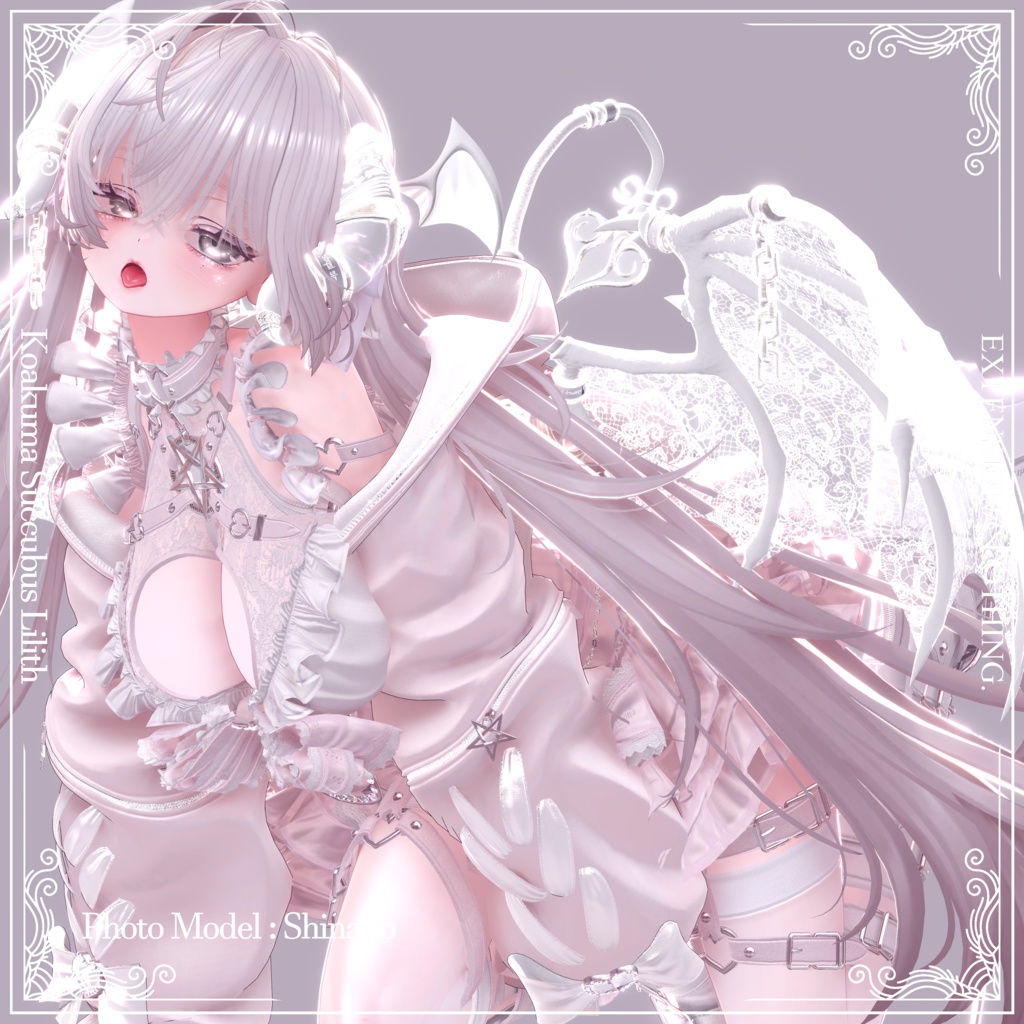 2024年第10弾『小悪魔サキュバス - リリス - 』Koakuma Succubus Lilith💜 EXTENSION CLOTHING xサキュバス酒場コラボ衣装