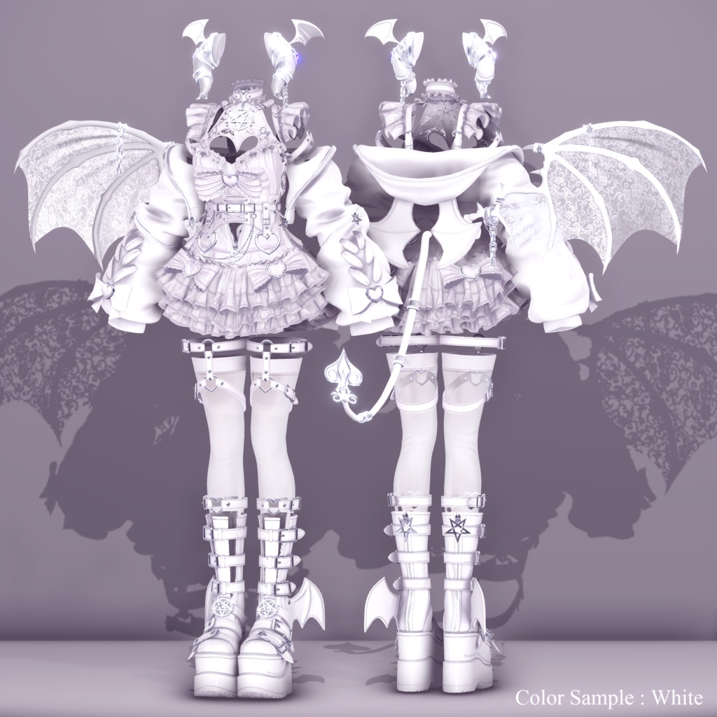 2024年第10弾『小悪魔サキュバス - リリス - 』Koakuma Succubus Lilith💜 EXTENSION CLOTHING xサキュバス酒場コラボ衣装